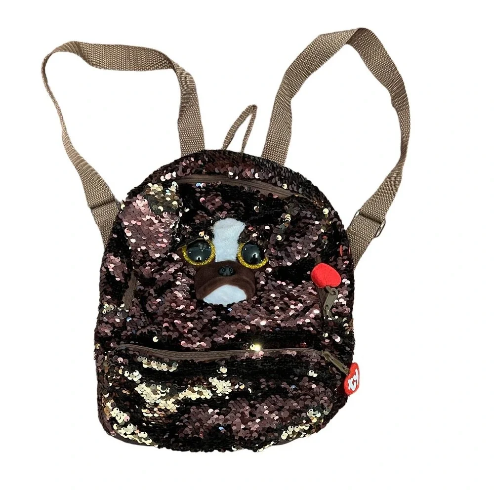 TY Fashion Sequin‎ Backpack - BRUTUS the Dog